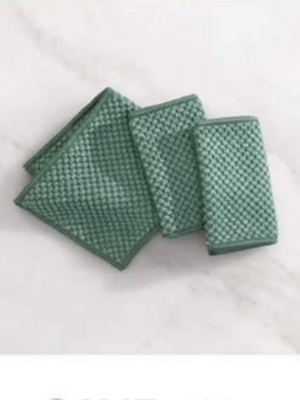 Norwex Counter Cloths in Forest Set of 3 NWT
